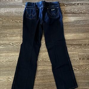 Wrangler Women's Straight Leg Pants - Dark Blue